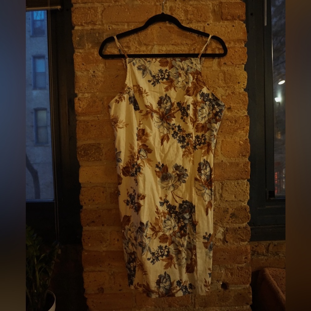 Abercrombie Floral Linen Dress